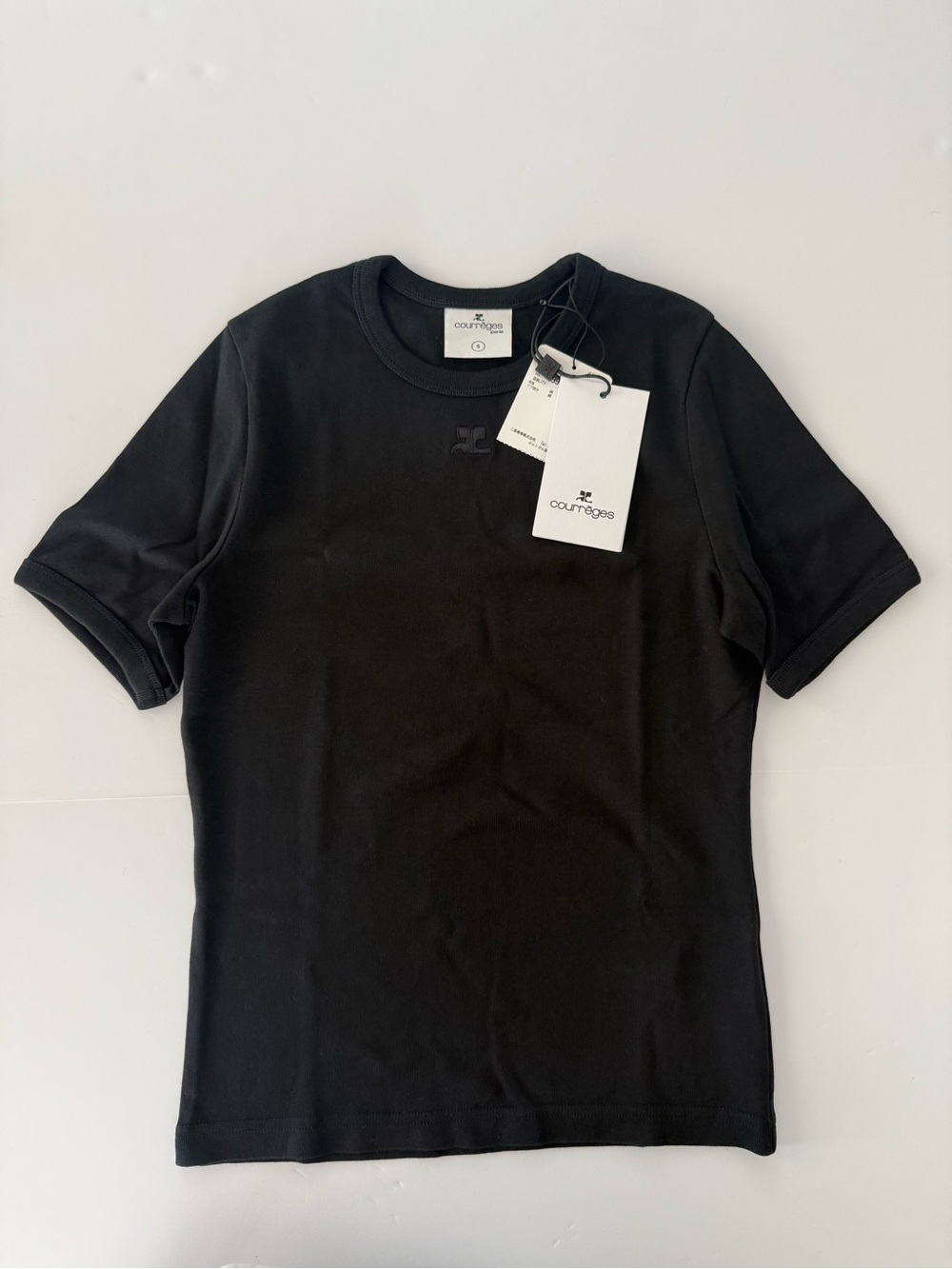 Courreges signature contrast T-shirt